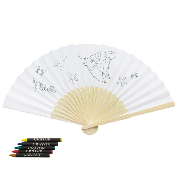 Abanicos Infantiles Colorear CHILDDREN - Ref. 10022 Cifra 2