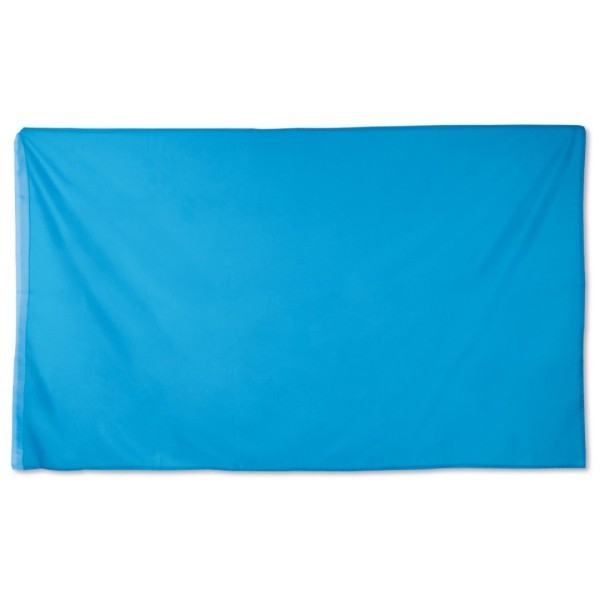 Bandera Fiesta Gran Tamaño DRAC Azul Claro - Ref. T-36-AZ/MED Cifra