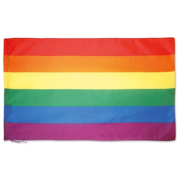 Bandera Fiesta Gran Tamaño Multicolor DRAC LGBT Arcoíris - Ref. T-36-CO Cifra
