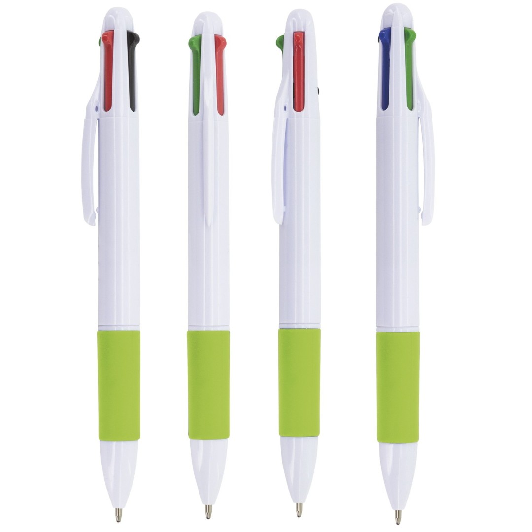 Bolígrafo 4 Colores KARIZ Verde Pistacho - Ref. 10353-PS Cifra