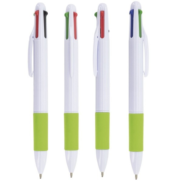 Bolígrafo 4 Colores KARIZ Verde Pistacho - Ref. 10353-PS Cifra