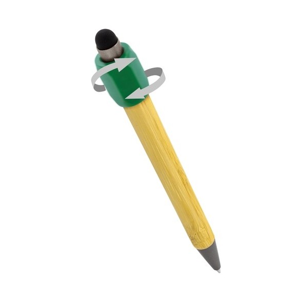 Bolígrafo Antiestrés Giratorio Bambú GYRO