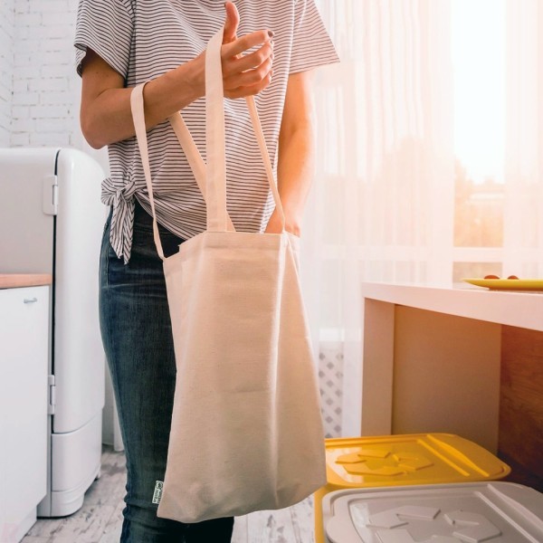 Bolsa Asa Algodón Orgánico SATARA Natural - Ref. 10071-CR Cifra