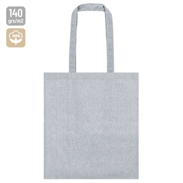 Bolsa Asas Largas 100% Algodón KELSO Gris - Ref. T-019-GR Cifra