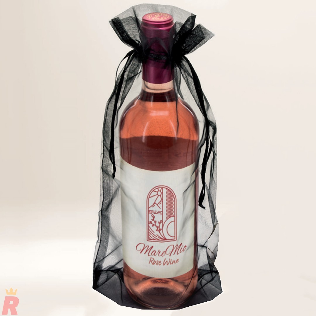 Bolsa Organza Botella Vino TREPY