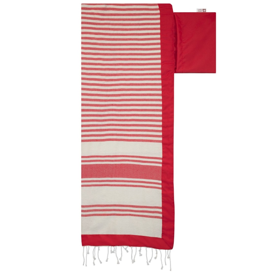 Bolsa Toalla Pareo Cubre Hamaca CABO ROIG Rojo - Ref. 10732-RO Cifra