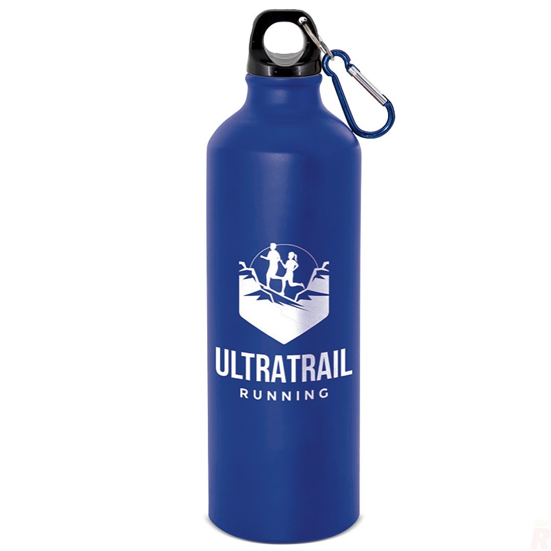 Botella Aluminio Mosquetón 800 ml TUAREG