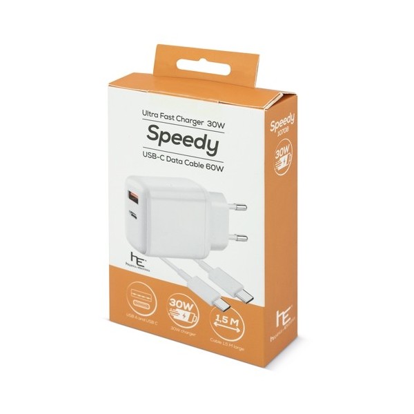Cargador Carga Rápida 30W SPEEDY