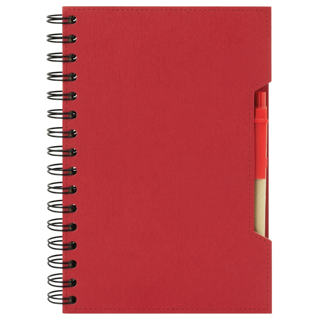 Cuaderno A5 Bolígrafo Eco GREEN LIFE Rojo - Ref. 10770-RO Cifra