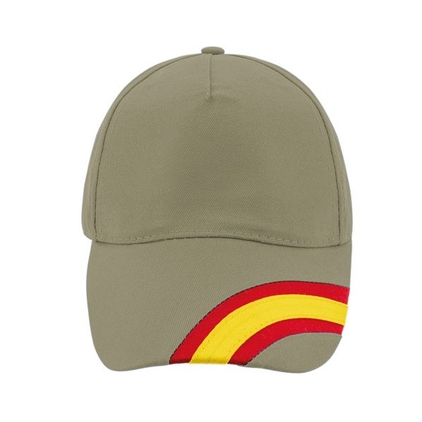 Gorra Nacional 5 Paneles Algodón Peinado DEVA