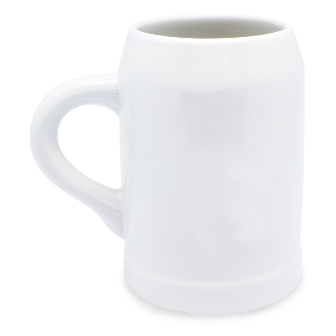 Jarra Cervecera Sublimación Medium BELGIUM 500 ml Blanco - Ref. 69400 Cifra