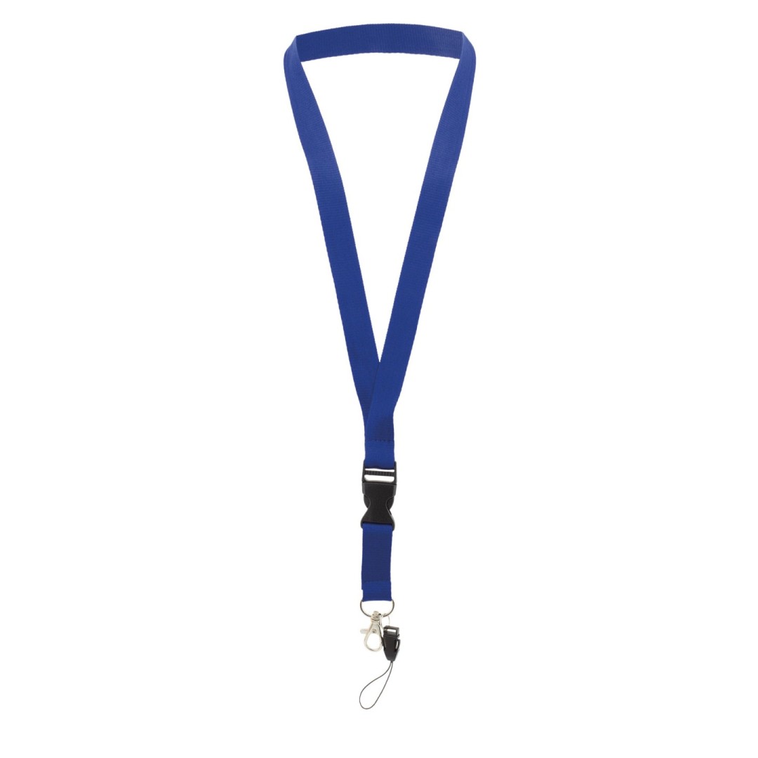 Lanyard Doble TALSI Azul - Ref. Z-406-AZ Cifra
