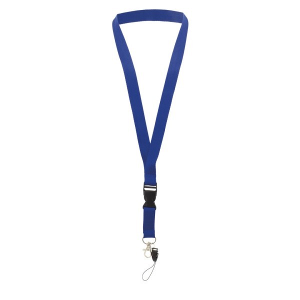 Lanyard Doble TALSI Azul - Ref. Z-406-AZ Cifra