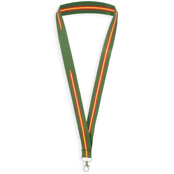 Lanyard España NATIONAL Verde - Ref. Z-996-VE Cifra