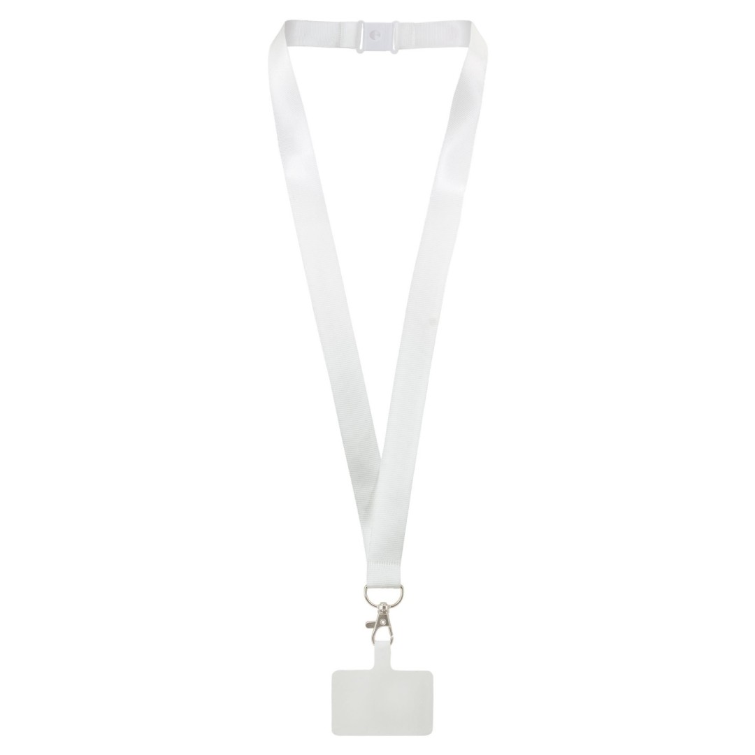 Lanyard Porta Móvil KEISY Blanco - Ref. 10760-BL Cifra