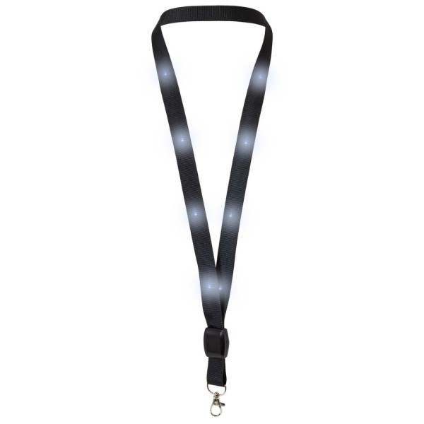 Lanyard VIP Luminoso LED FLIKER Negro - Ref. 10602-NE Cifra