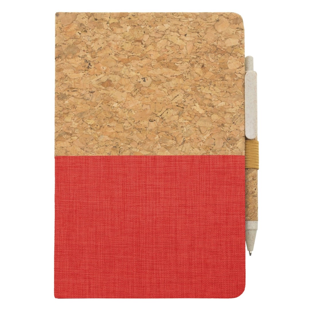 Libreta A5 Ecológica Bolígrafo NATUR Rojo - Ref. 10050-RO Cifra