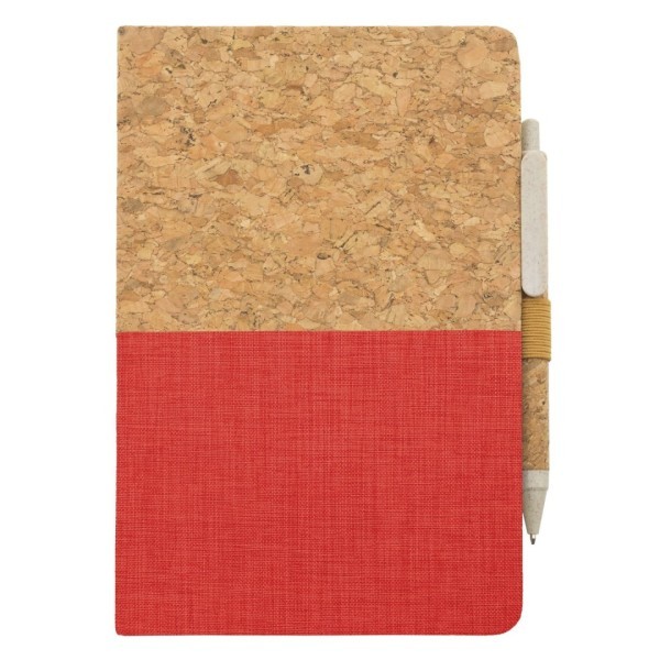 Libreta A5 Ecológica Bolígrafo NATUR Rojo - Ref. 10050-RO Cifra