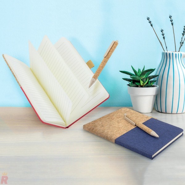 Libreta A5 Ecológica Bolígrafo NATUR