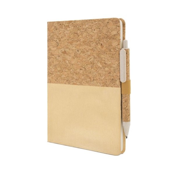 Libreta A5 Ecológica Bolígrafo NATUR