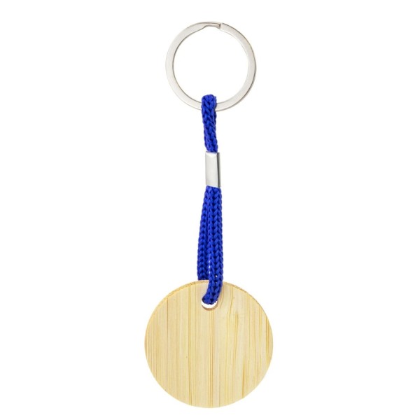 Llavero Bambú REDONDO YIBIN - Ref. 10795 Cifra 2