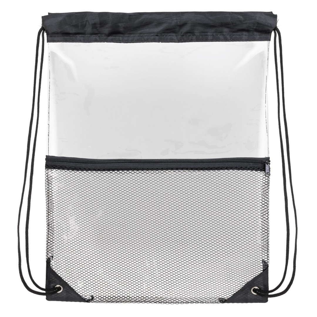 Mochila PVC Transparente TANY Negro - Ref. 10705-NE Cifra