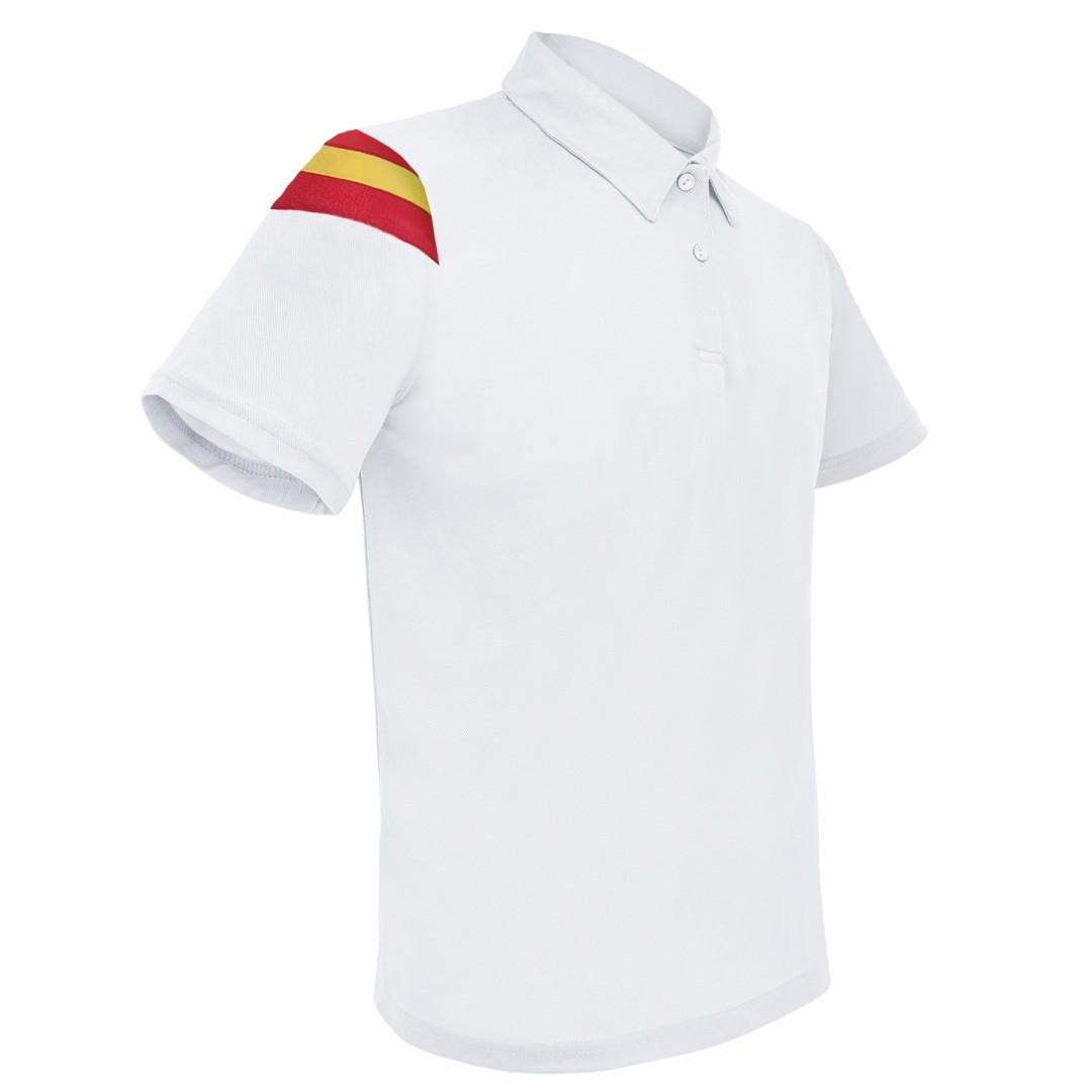 Polo Técnico Bandera FALCON Blanco - Ref. 10753-XXL-BL Cifra