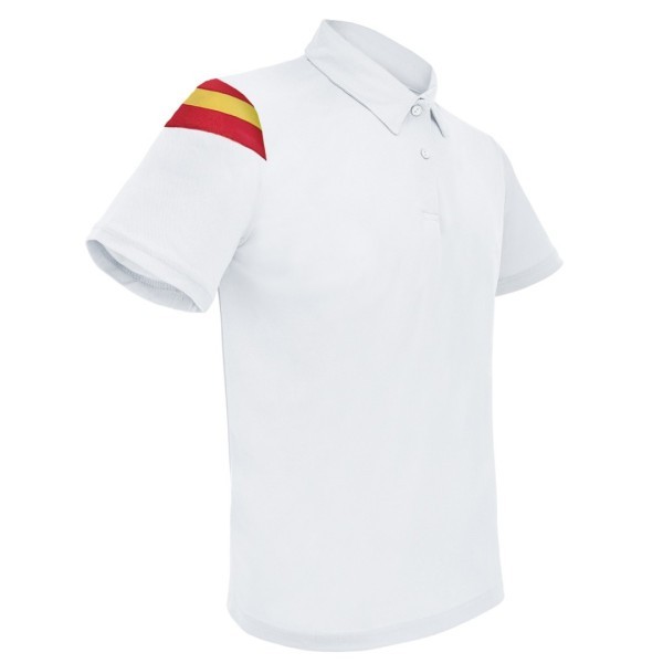 Polo Técnico Bandera FALCON Blanco - Ref. 10753-XXL-BL Cifra
