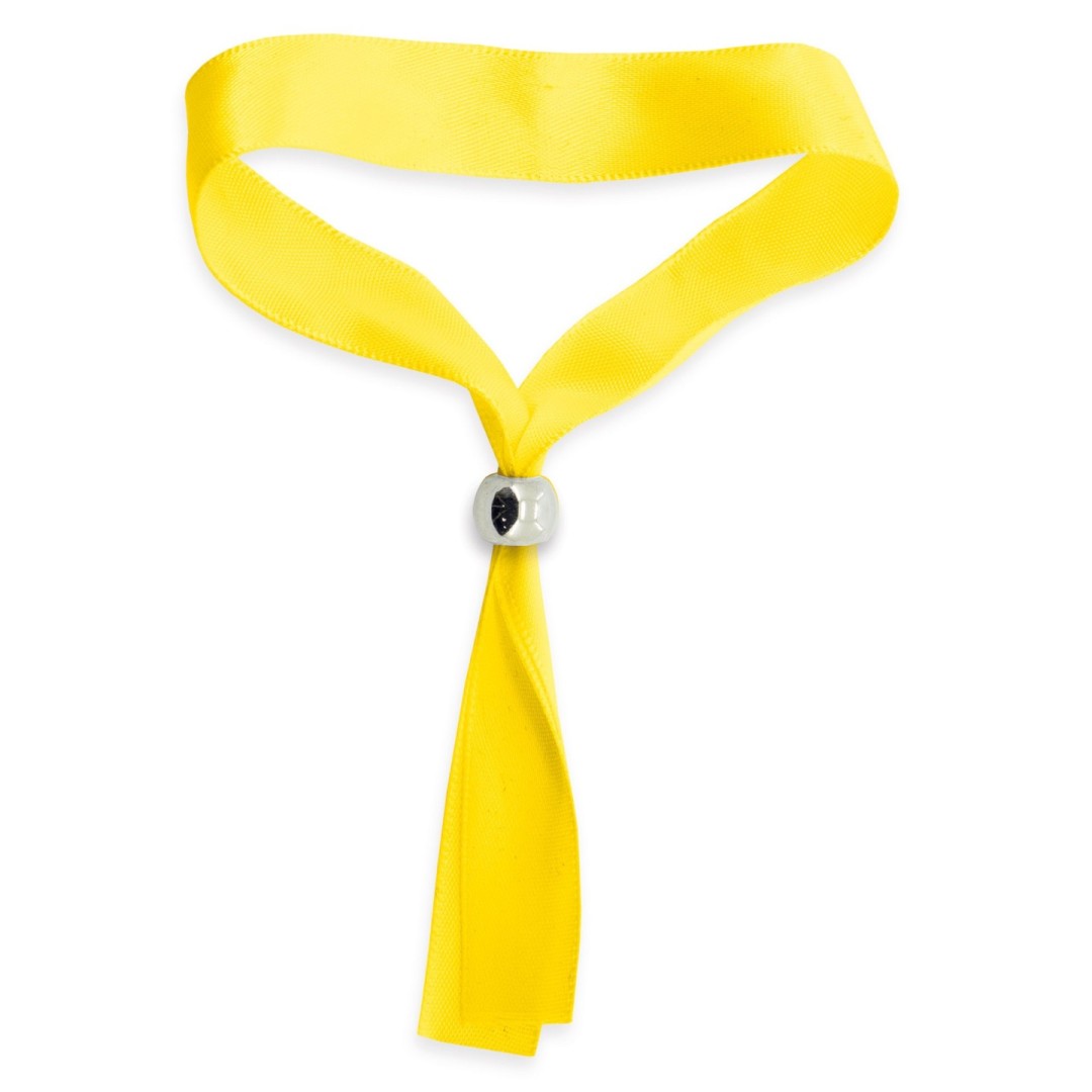 Pulsera Bolita Ajustable METROPOL Amarillo - Ref. C-005-AM Cifra