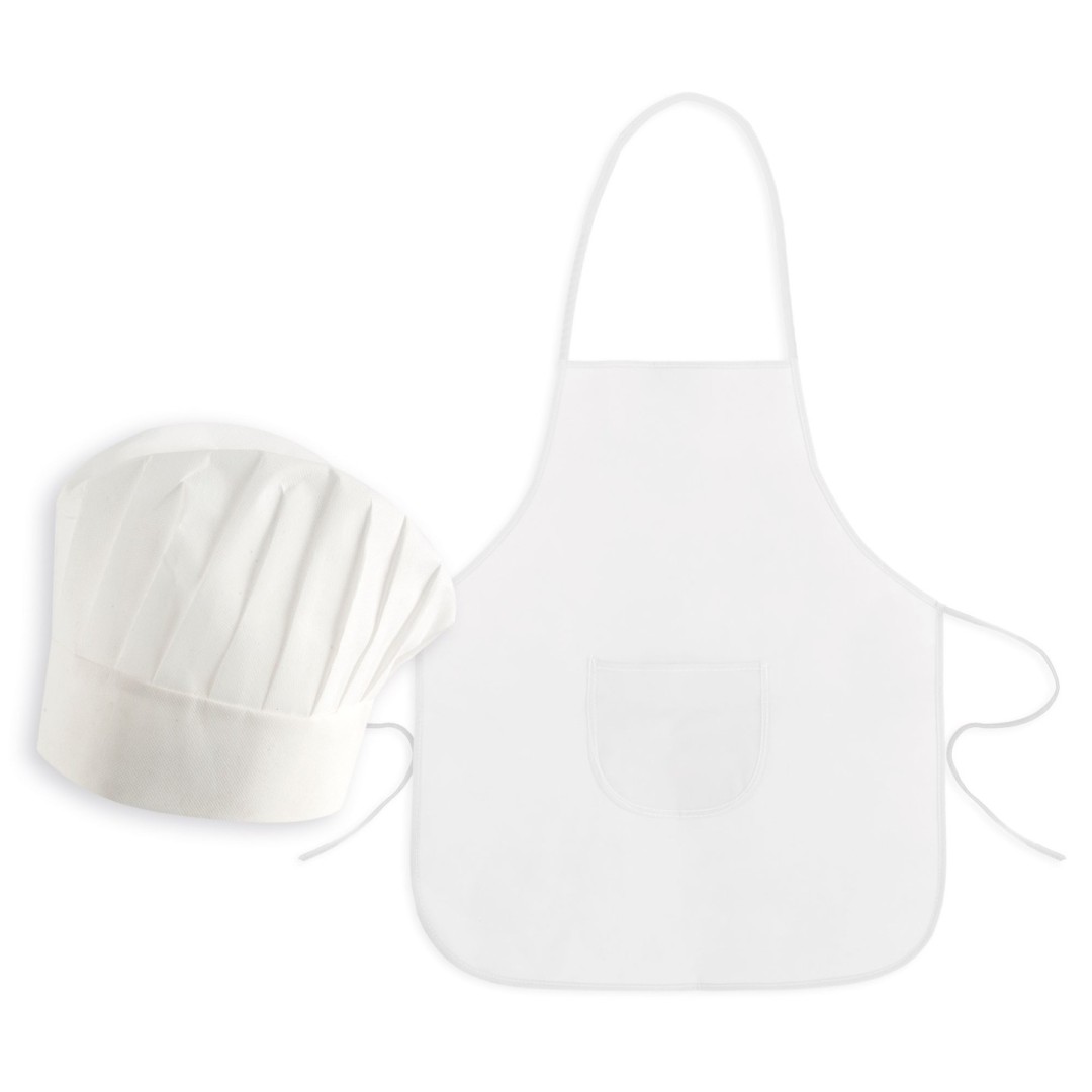 Set Infantil Delantal y Gorro Non Woven INFANT