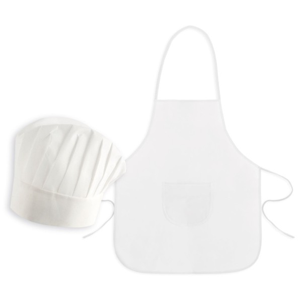 Set Infantil Delantal y Gorro Non Woven INFANT