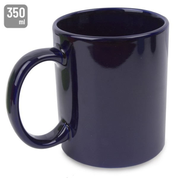 Taza Cerámica MÉRIDA Azul Marino - Ref. 60500-MA Cifra