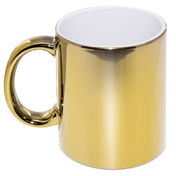 Taza Cerámica Metalizada Multicolor SYBAL