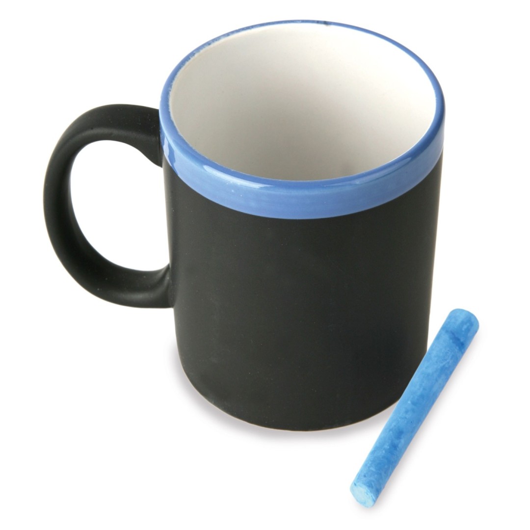 Taza Cerámica Pizarra TIZAL Azul - Ref. 68100-AZ Cifra