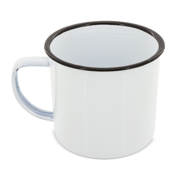 Taza Metálica Esmaltada RETRO REBORDE - Ref. 60050 Cifra 2