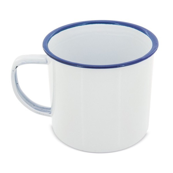 Taza Metálica Esmaltada RETRO REBORDE