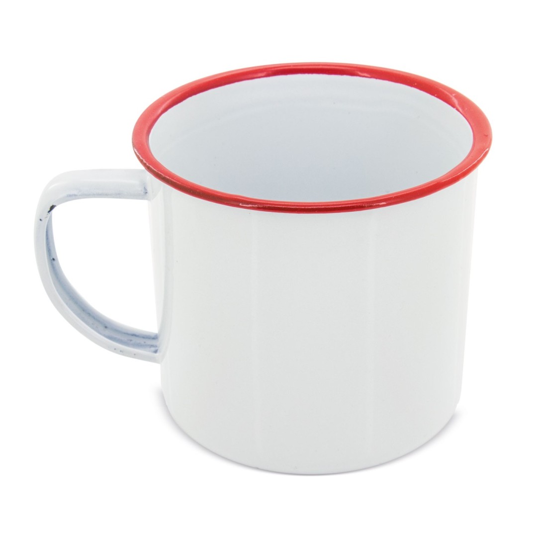 Taza Metálica Esmaltada RETRO REBORDE