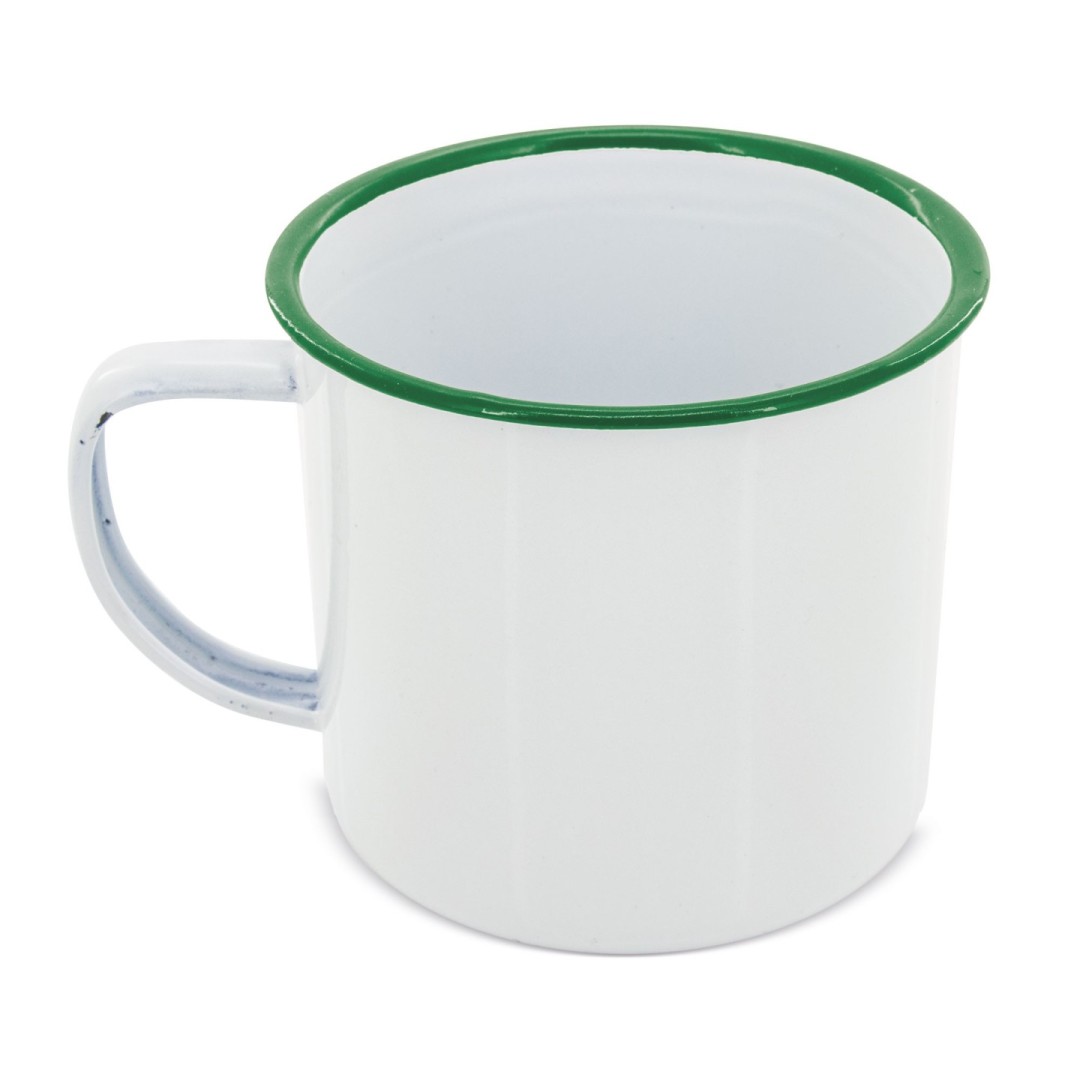Taza Metálica Esmaltada RETRO REBORDE