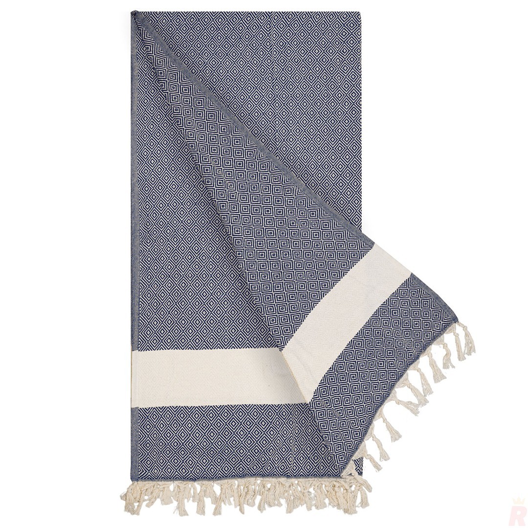 Toalla Pareo Mochila SOFT-ECO Azul Marino - Ref. 10518-MA Cifra