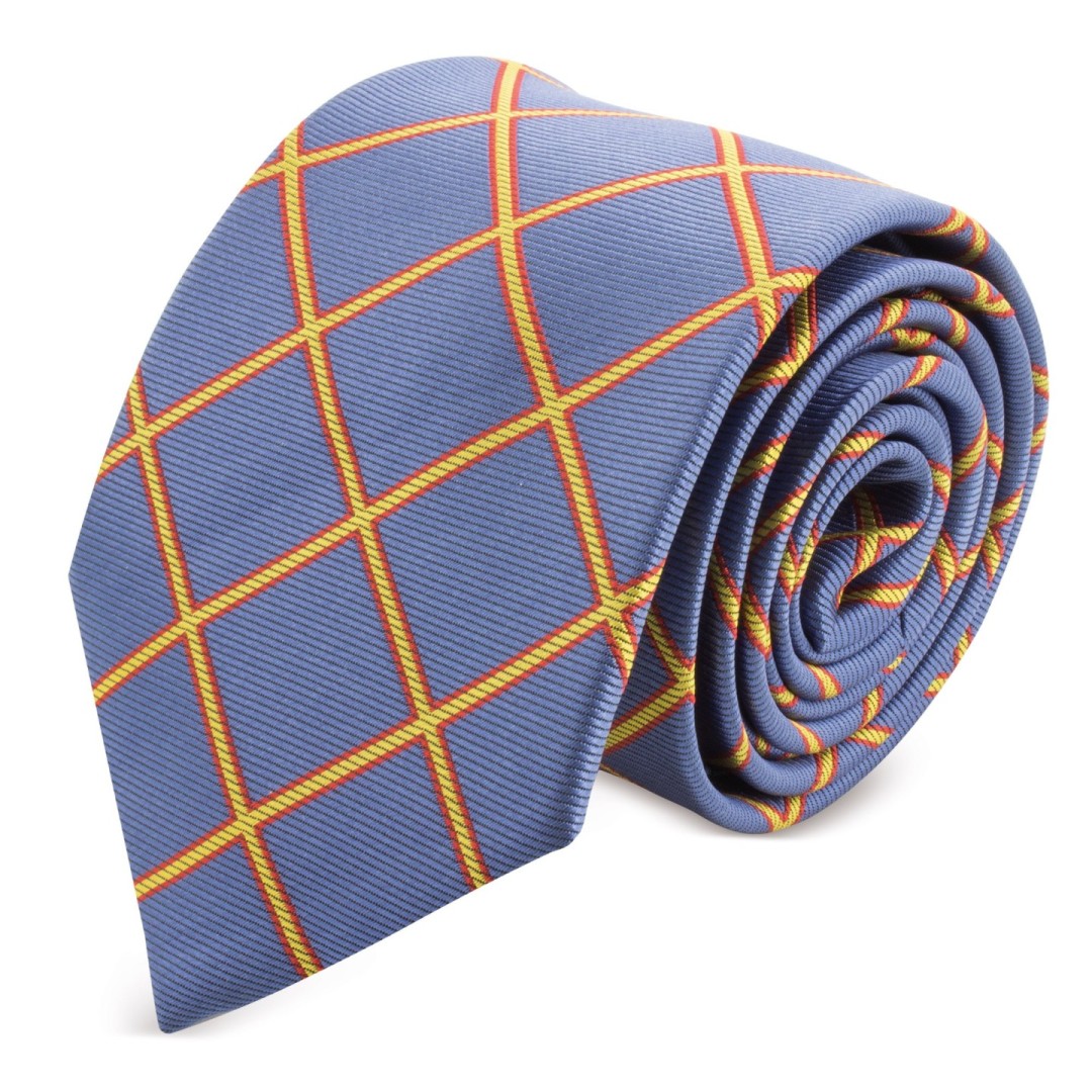 Corbata España ROMBOS Azul Claro - Ref. PD-36-CE Cifra