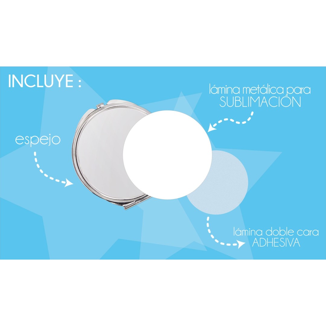 Espejo Sublimación Redondo RONDY