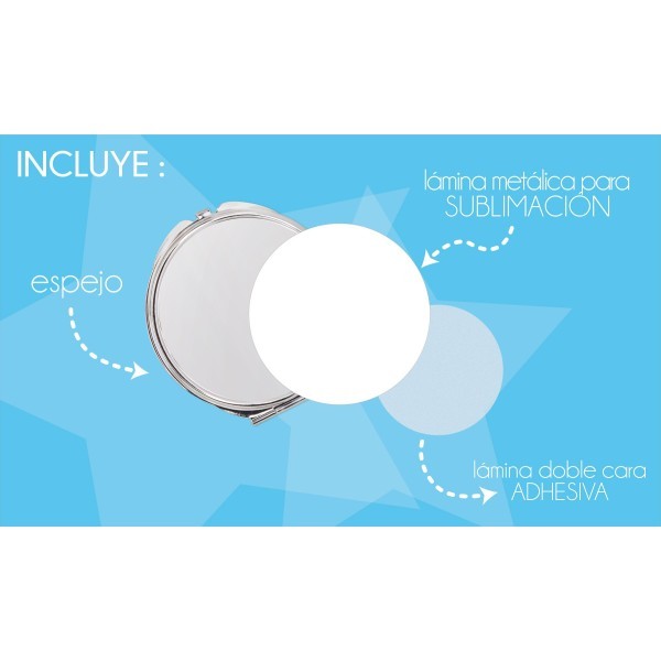 Espejo Sublimación Redondo RONDY