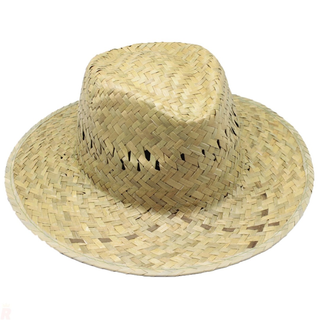 Sombrero Paja Verde Cinta Interior PAULO - Ref. N-061 Cifra