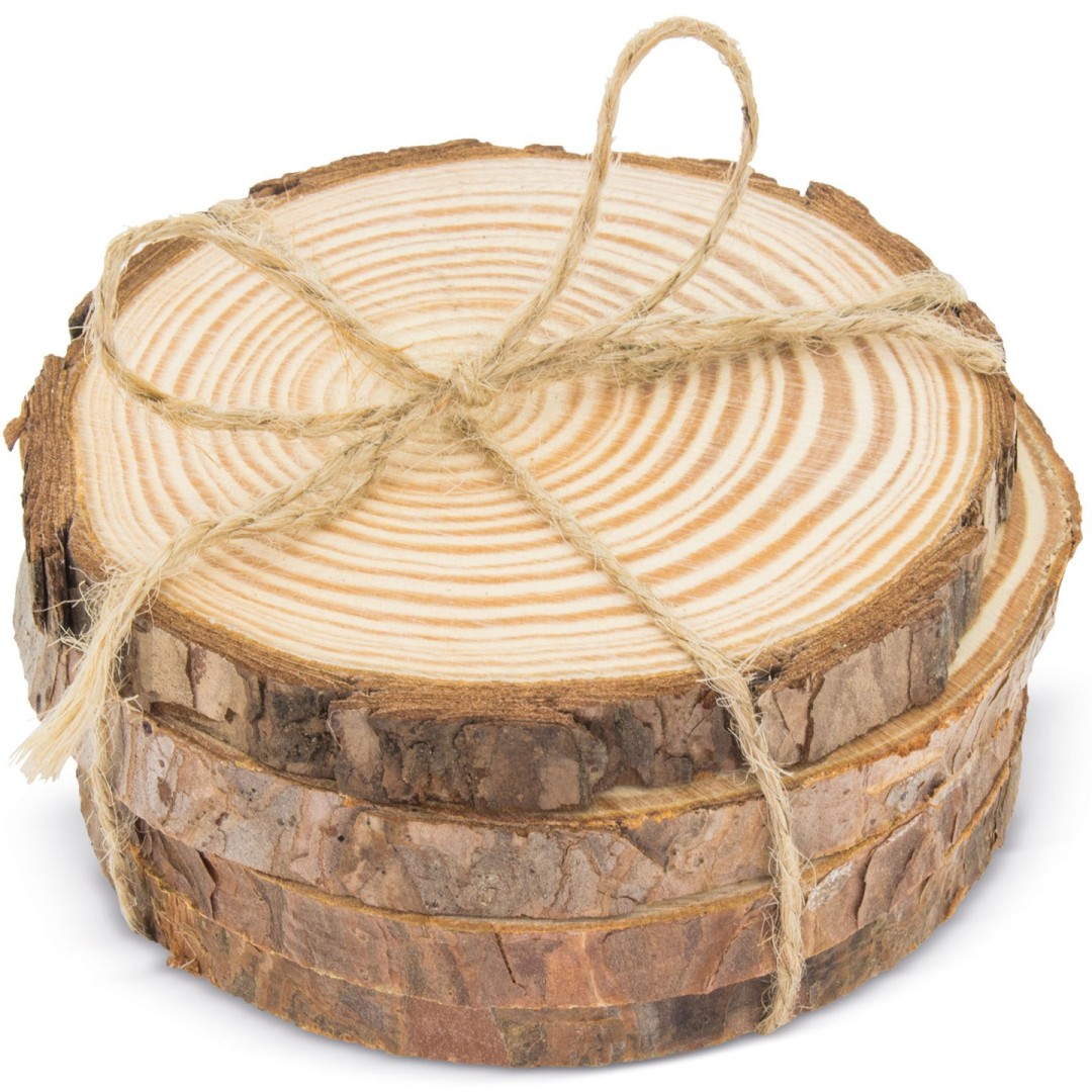 Set Posavasos Madera JANAKI - Ref. 10125 Cifra