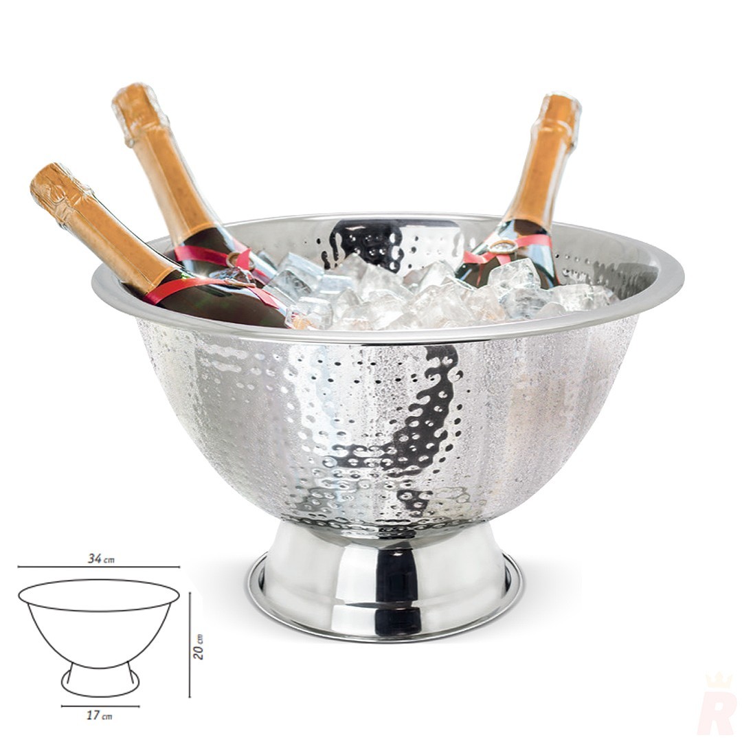 Cubitera Champanera Acabado Martilleado MAGNUM