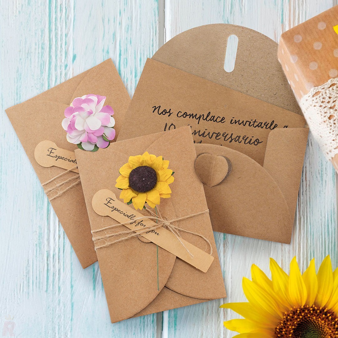 Tarjetas Presentación Vintage Flores Secas...