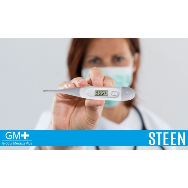 Termómetro Digital Contacto Punta Flexible STEEN