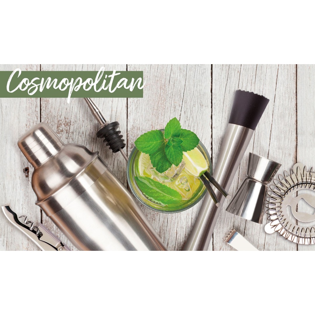 Set Coctelería Profesional COSMOPOLITAN 9 Piezas