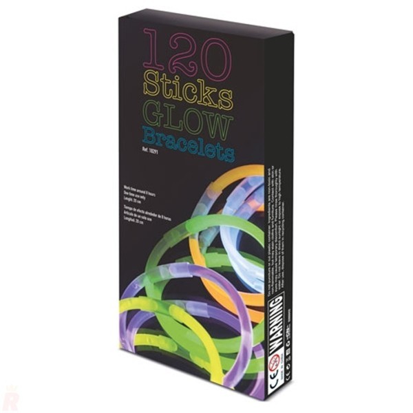 Pulseras Luminosas Fluorescentes NEÓN (Pack 120)
