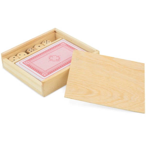 Set Madera Baraja Dados LAS VEGAS - Ref. 10310 Cifra